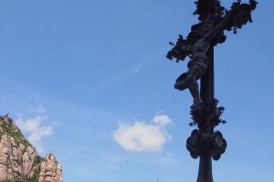 cross at Montserrat, Spain